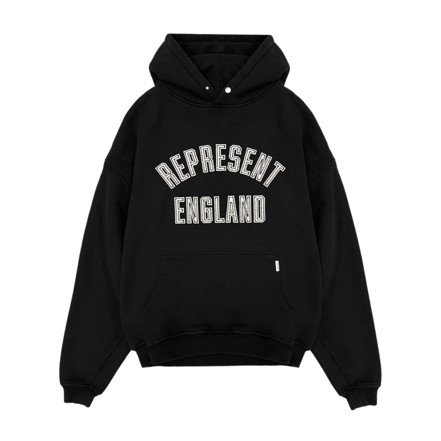 Poleron Represent England Applique Jet Black