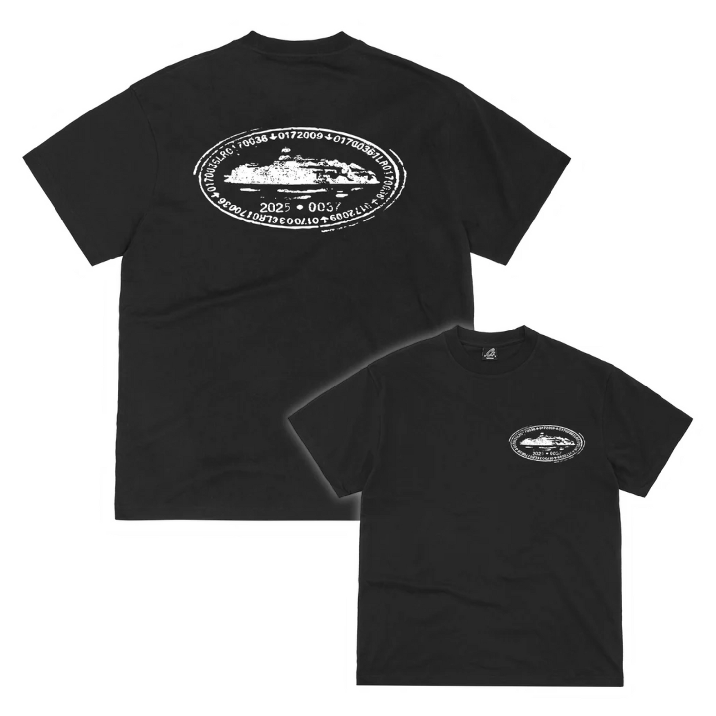 Polera Corteiz Island Stamp Black