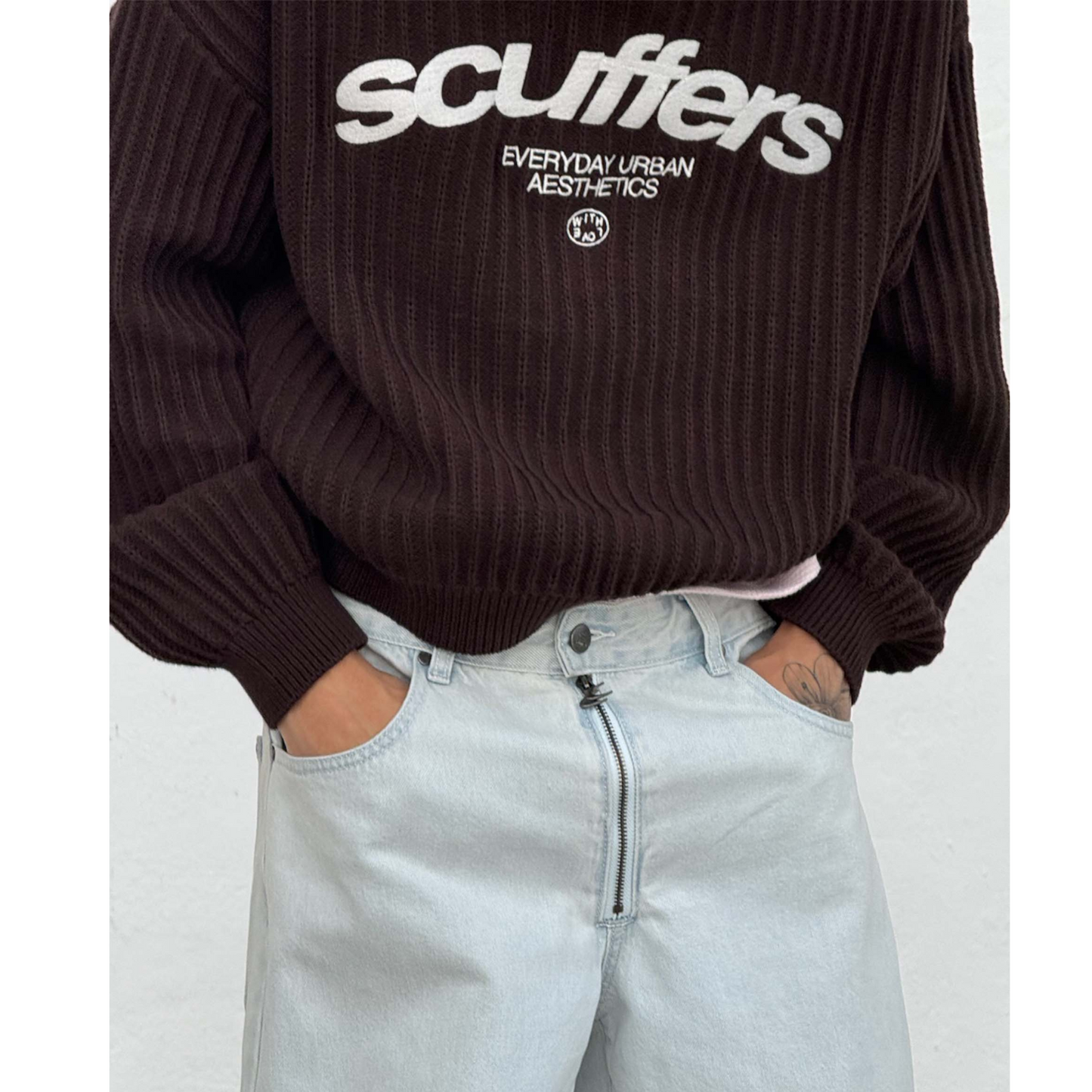 Sweater Scuffers Iconic Brown Jersey