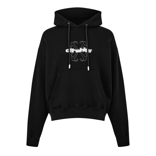Poleron Off-White Flock Arrow Skate Black