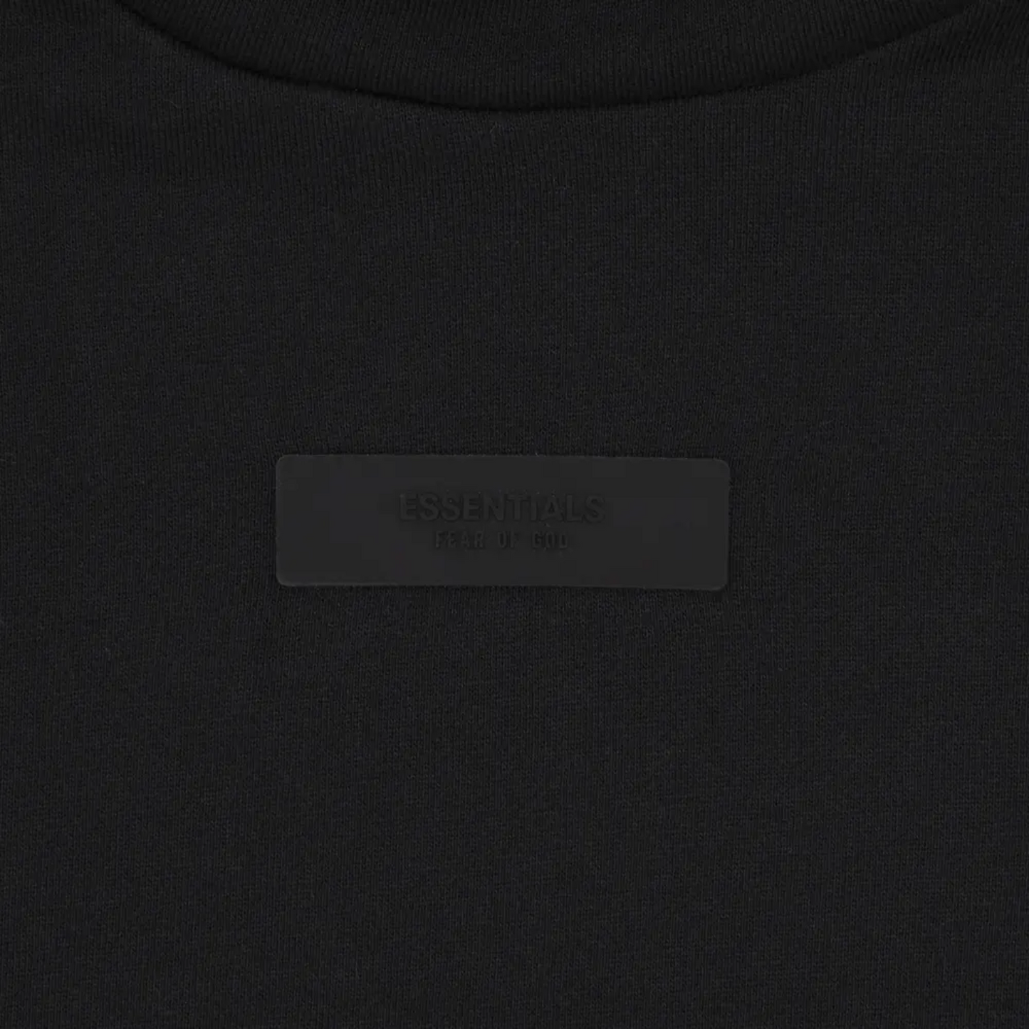 Poleron Essentials Jet Black Pullover SS24