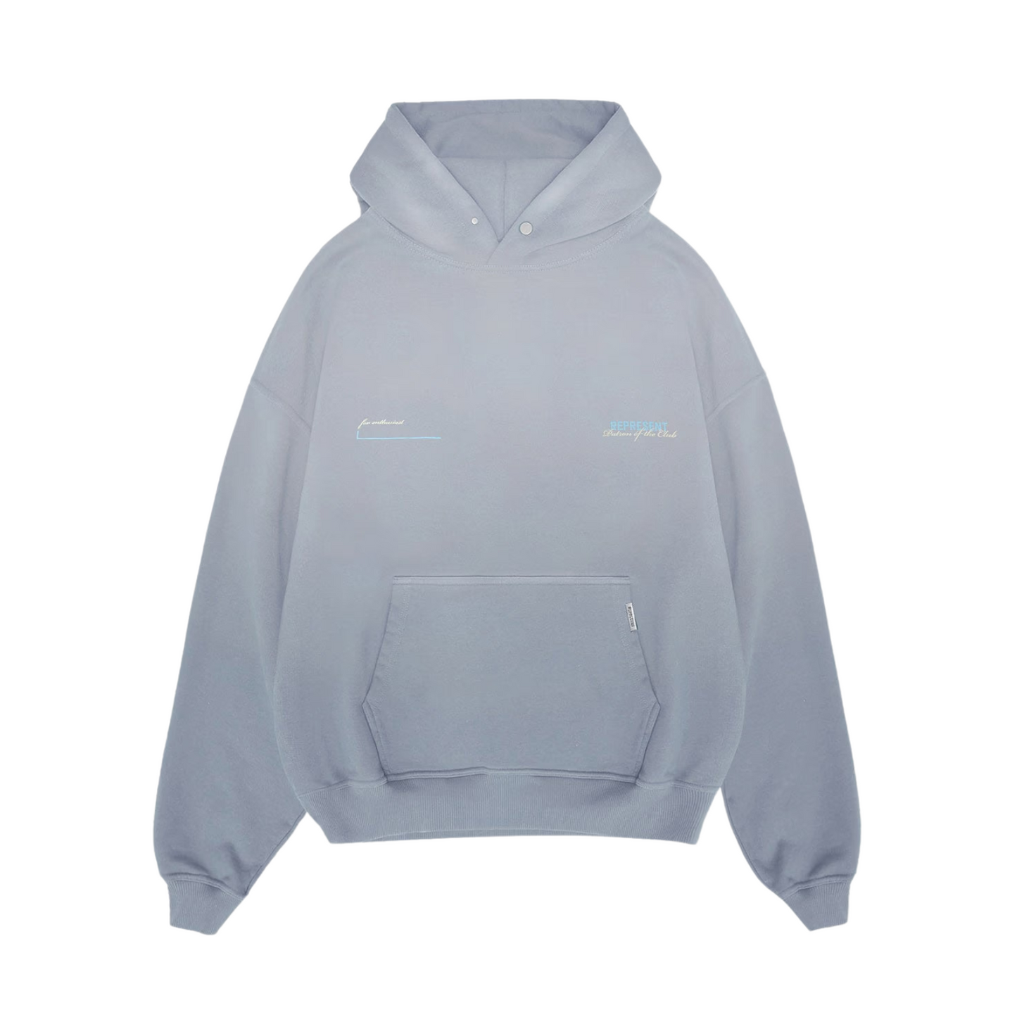 Poleron Represent Patron Of The Club Washed Grey