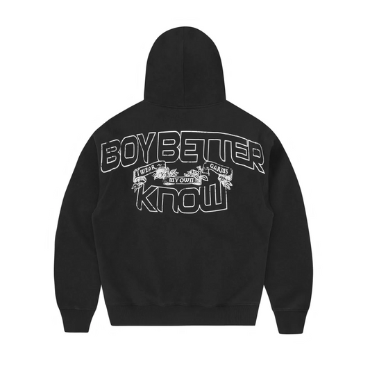 Poleron Corteiz BBK Royale Zip Hoodie Black