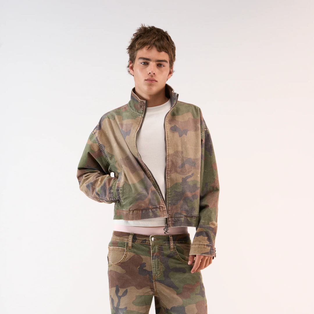 Chaquetea Scuffers Corduroy Flared Camo