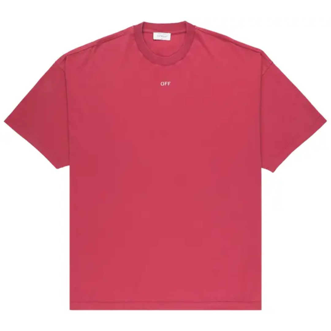 Polera Off-White St. Matthew Over T-Shirt 'Rio Red/Grey