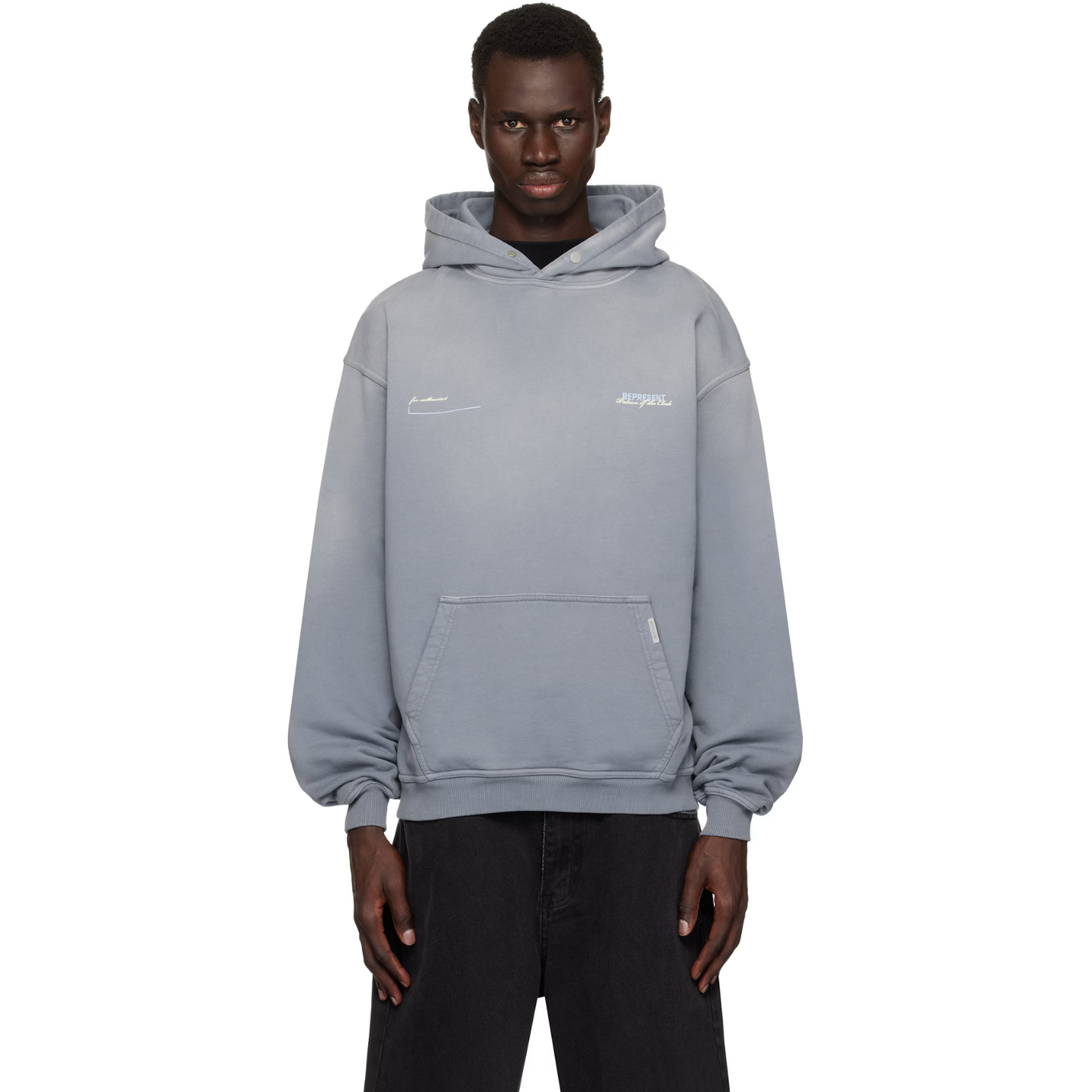 Poleron Represent Patron Of The Club Washed Grey