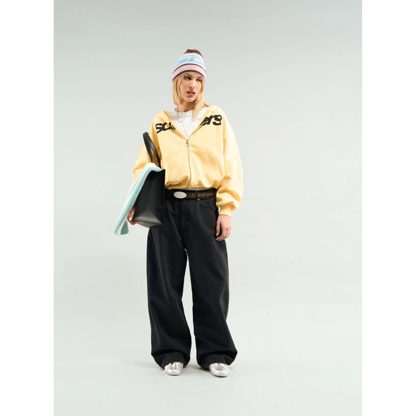 Poleron Scuffers Essential Yellow Zipper