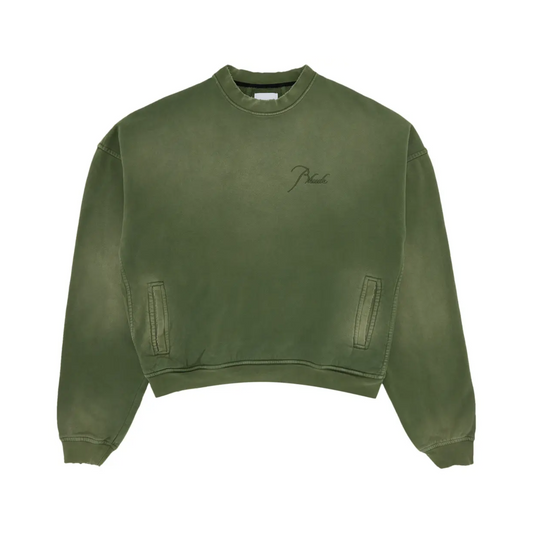 Poleron Rhude Crewneck Sundry Olive Over - XS