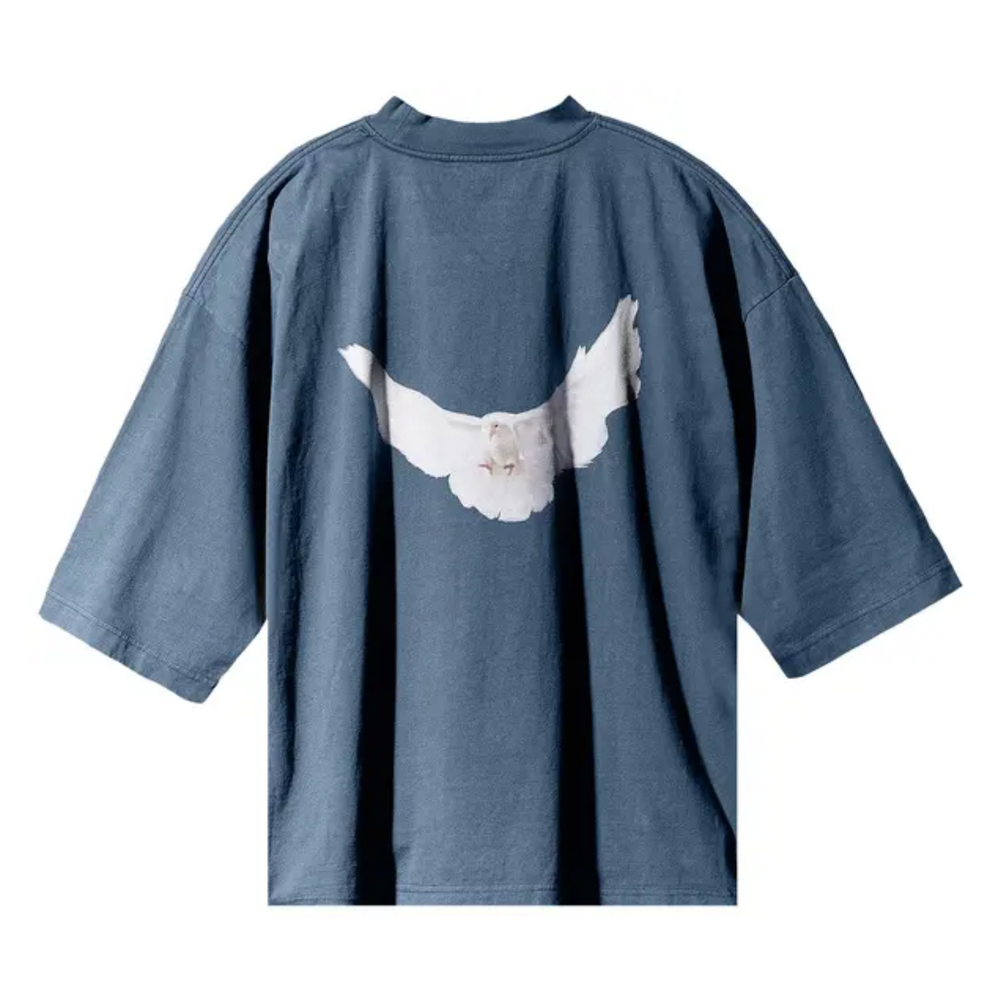 Polera Yeezy Gap Engineered by Balenciaga Dove 3/4 Sleeve Dark Blue - XS