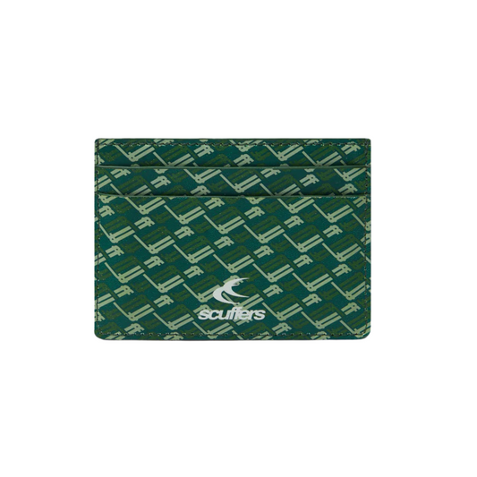Tarjetero Scuffers Monogram Green