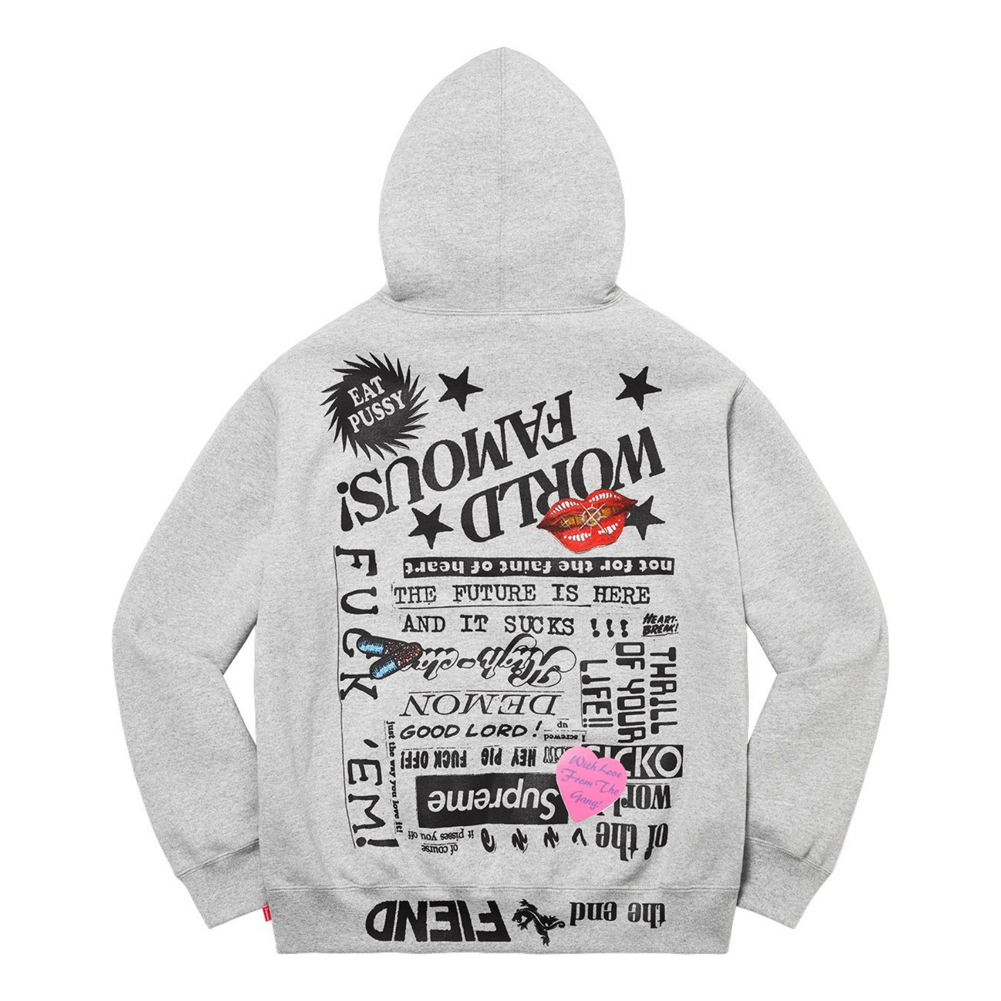 Poleron Supreme Fiend Heather Grey - S