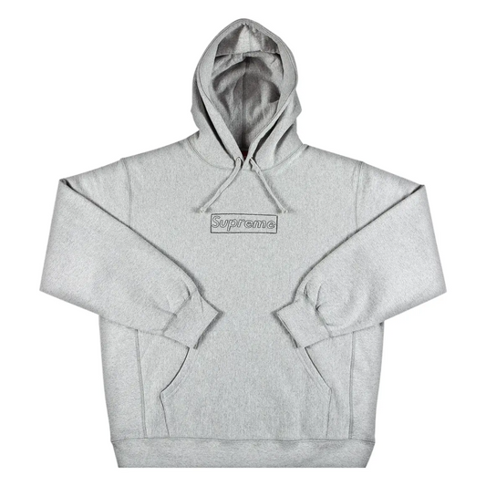 Poleron Supreme x KAWS Chalk Logo Heather Grey - XL