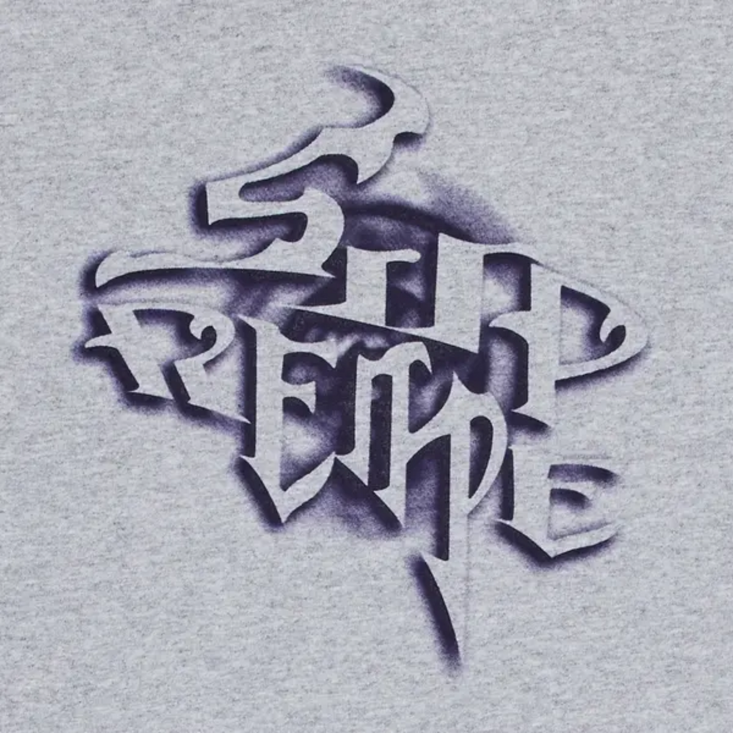 Polera Supreme Smoke Tee Heather Grey