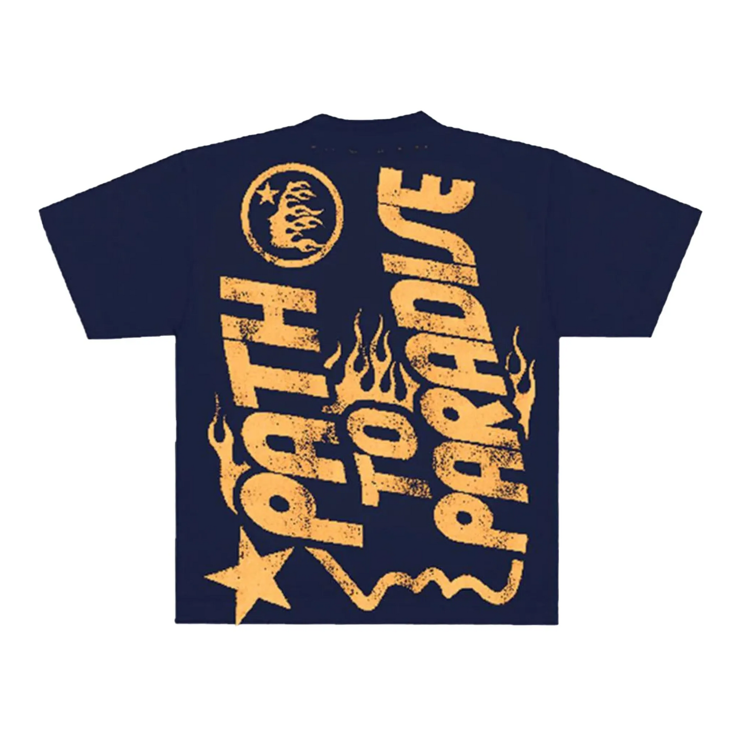 Polera HELLSTAR Jesus Emblem Navy