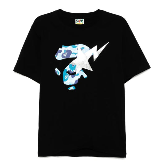 Polera BAPE ABC Camo Ape Face STA Black