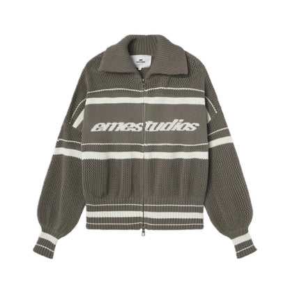 Sweater Eme Studios Unit Forest Zipper Knit
