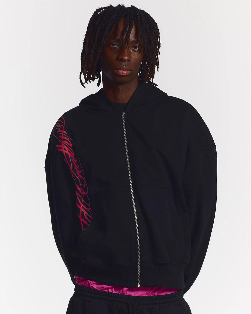 Poleron Cold Culture Script Zip Black
