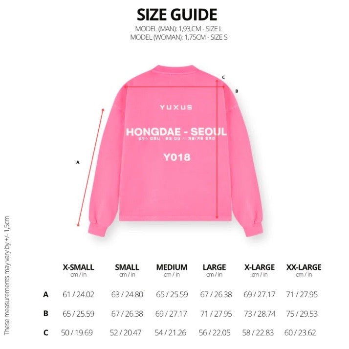 Poleron Yuxus Stealth Hongdae Crewneck