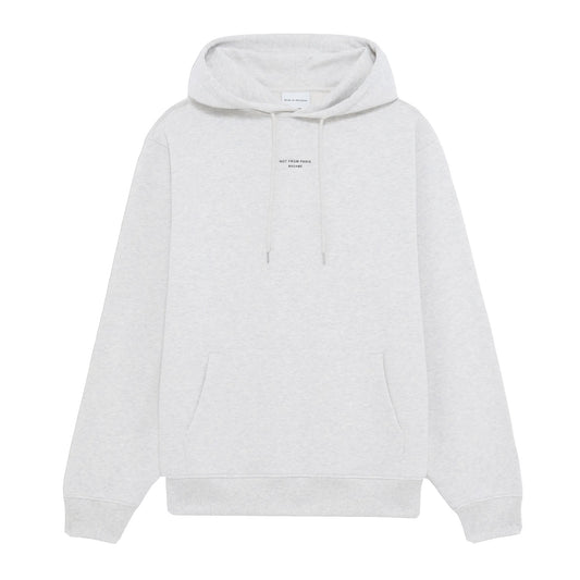 Poleron Drole de Monsieur “NFPM” Slogan Classique Grey