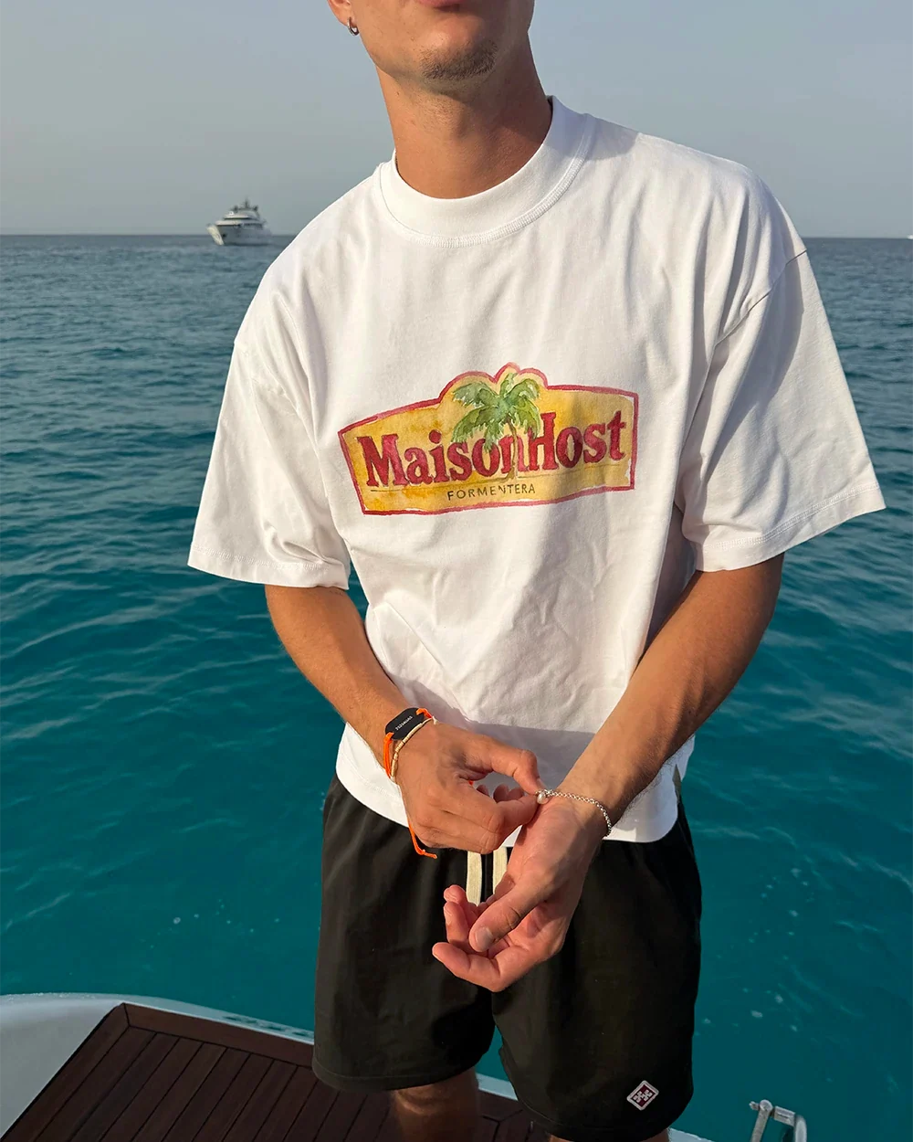 Polera Maison Host Formentera White