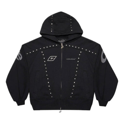 Poleron Cold Culture Stud Zip Black