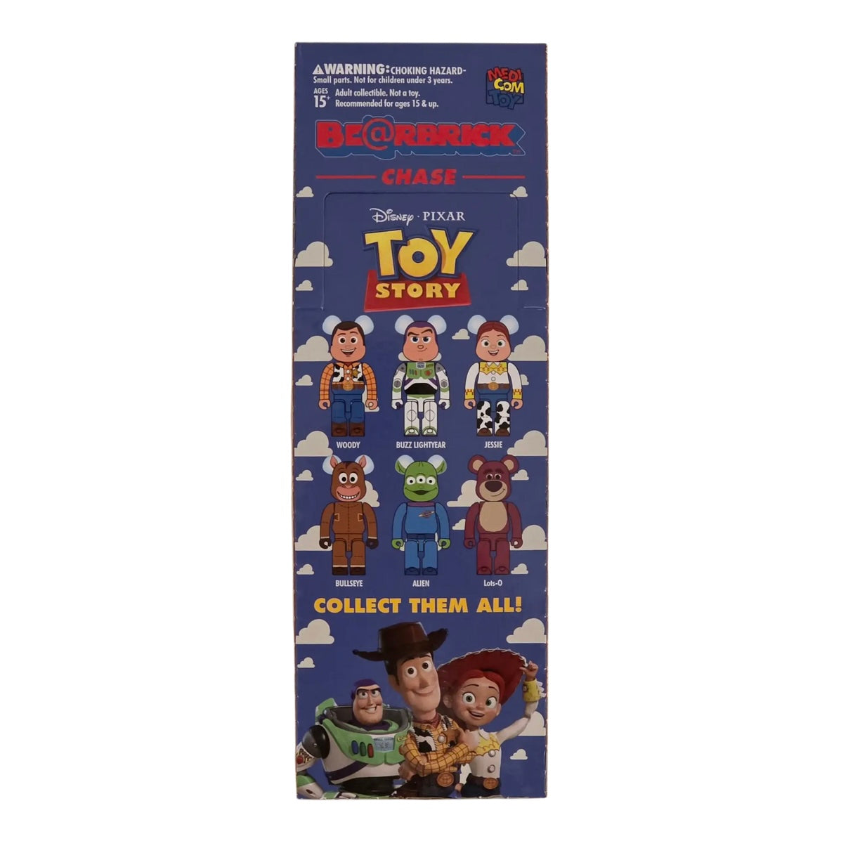 Bearbrick Chase Disney Pixar Toy Story 100% 12 (Random Case - Cajas Sorpresa)