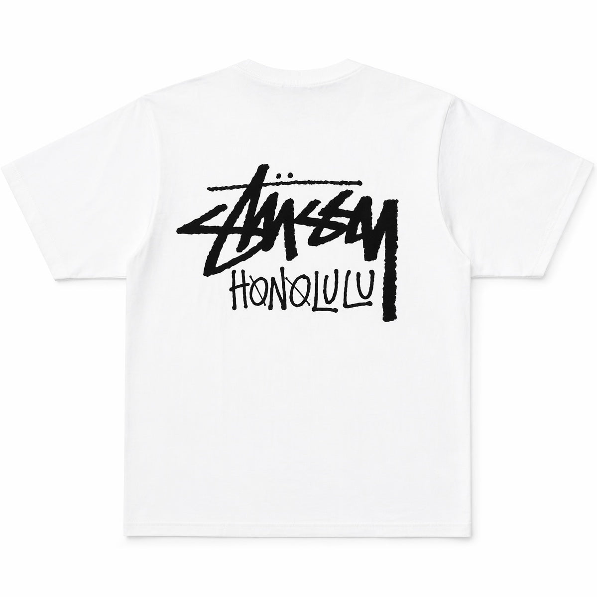 Polera Stussy Honolulu Chapter Tee Limited White