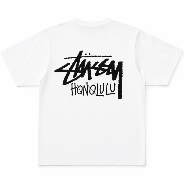 Polera Stussy Honolulu Chapter Tee Limited White – Reserved