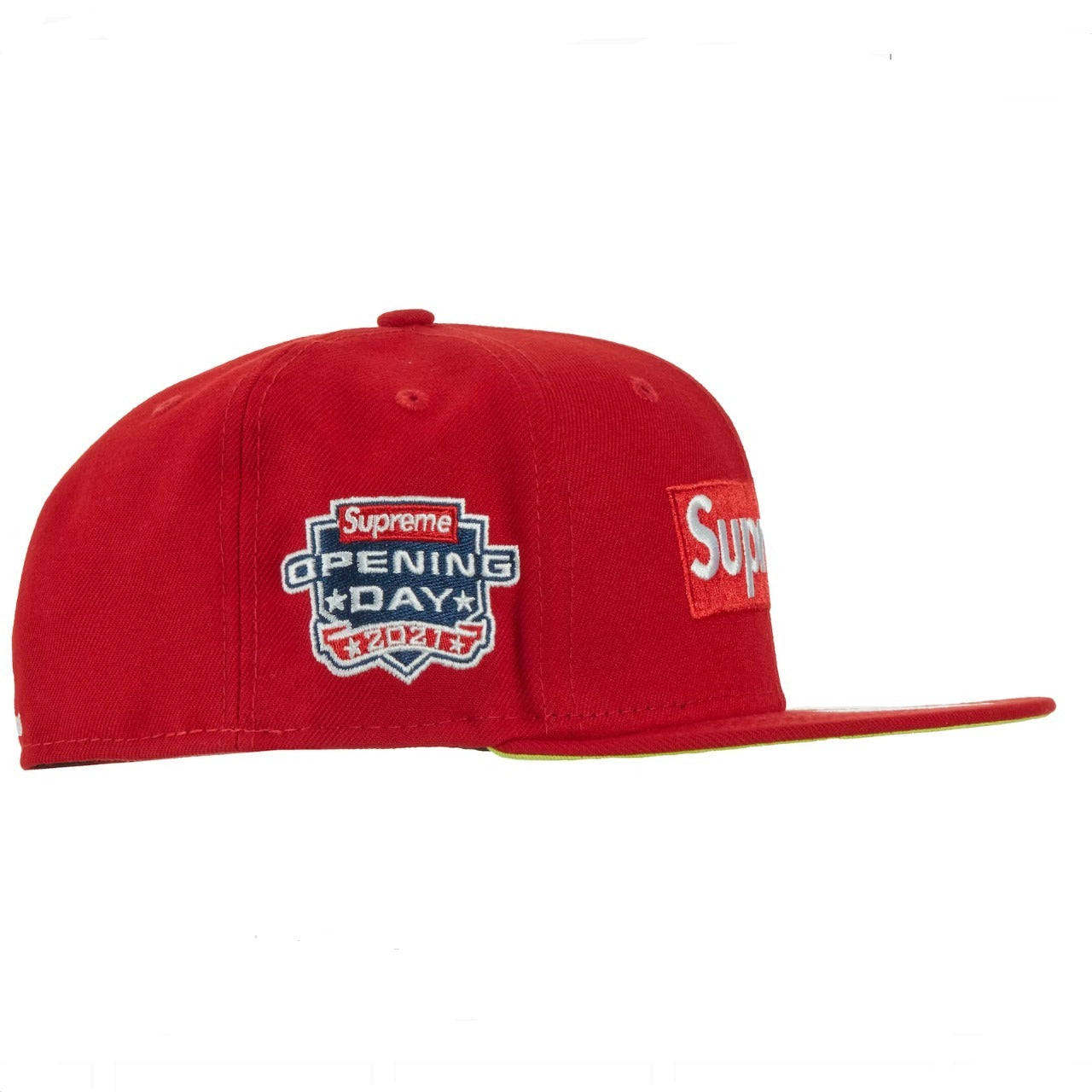 Gorro Supreme x New Era No Comp Box Logo Red