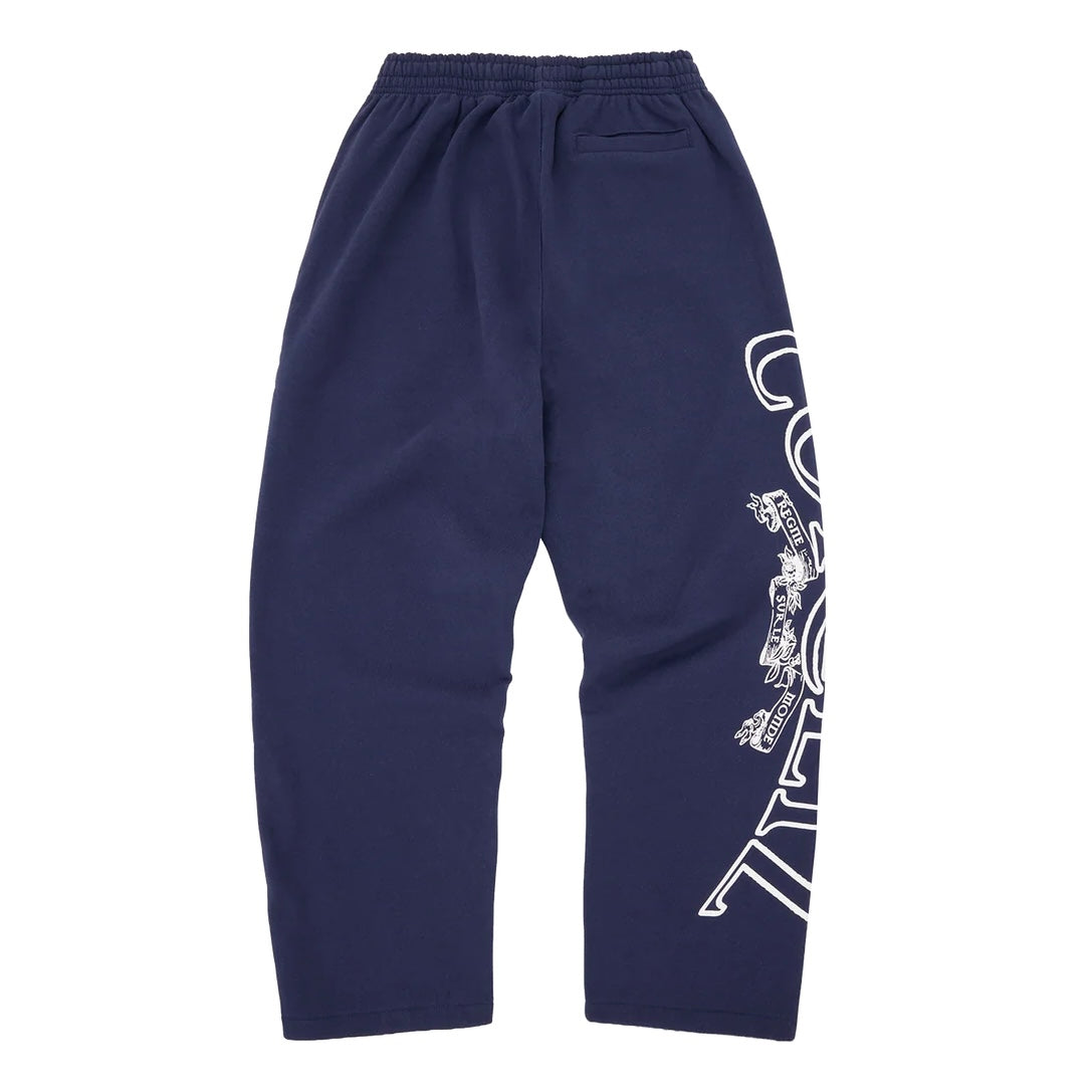 Pantalon Corteiz Superior Royale Open Hem Navy/White