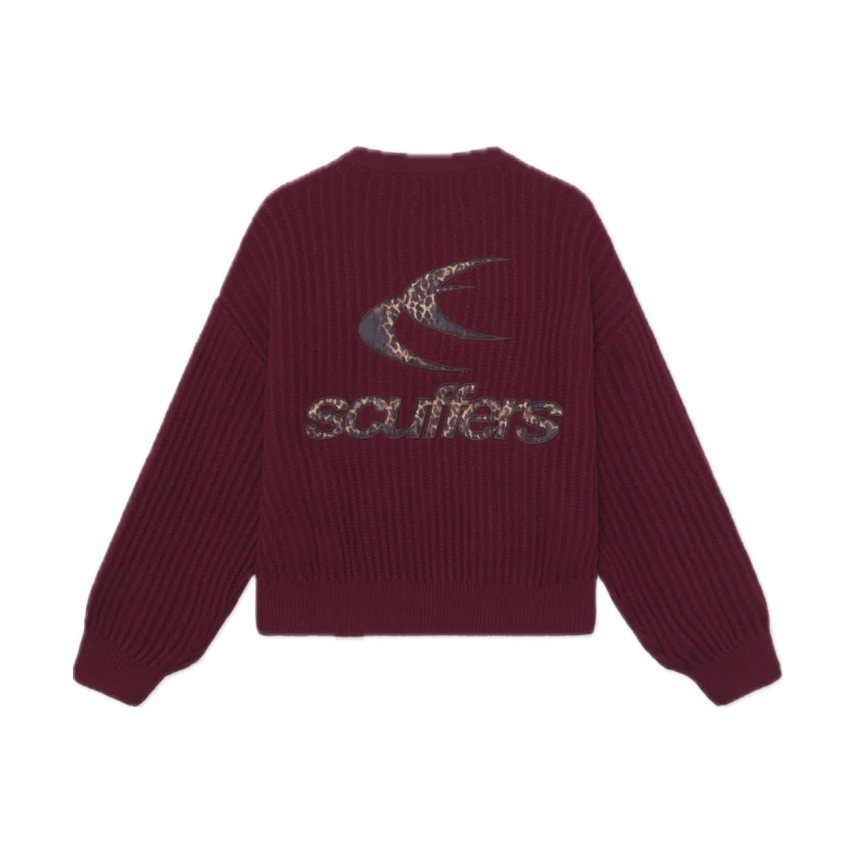 Sweater Scuffers New Rookie Burgundy Knit
