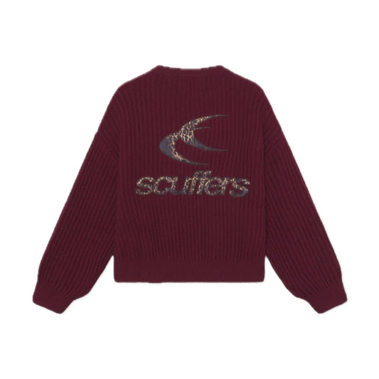 Sweater Scuffers New Rookie Burgundy Knit
