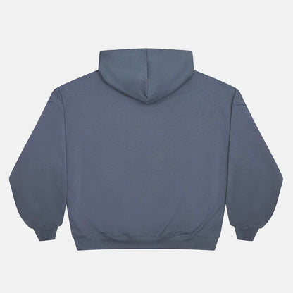 Poleron Cold Culture Driven Zip Hoodie Indigo Blue