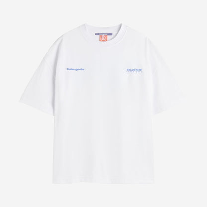 Polera Fake Gods Ice Cube White