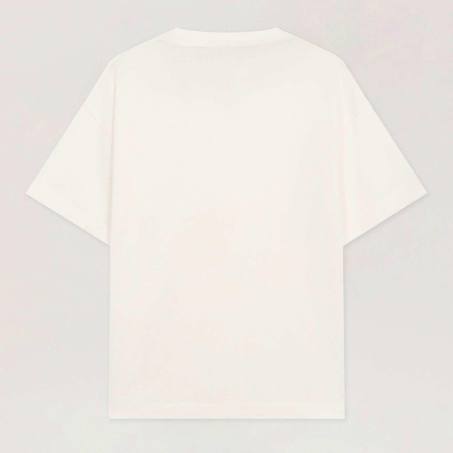 Polera Palm Angels Curved Logo White