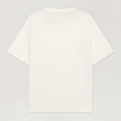 Polera Palm Angels Curved Logo White