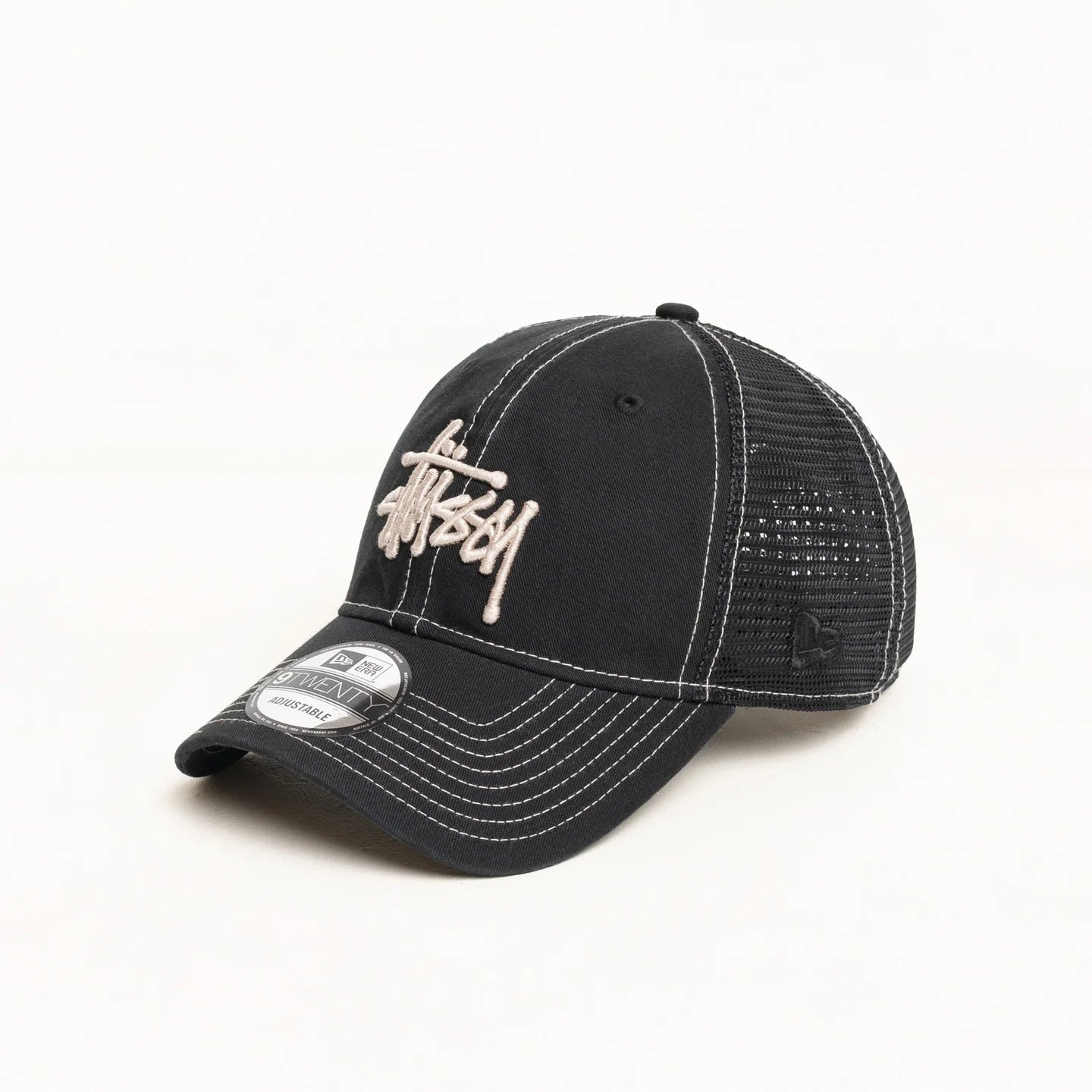 Gorro Stussy 9Twenty Washed Basic Trucker Black