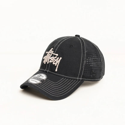 Gorro Stussy 9Twenty Washed Basic Trucker Black