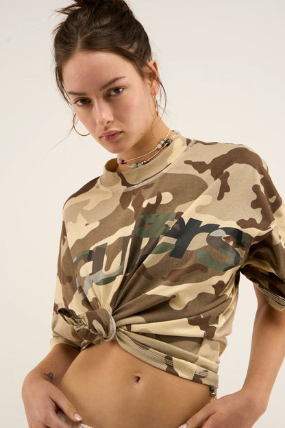 Polera Scuffers Double Camo Brown