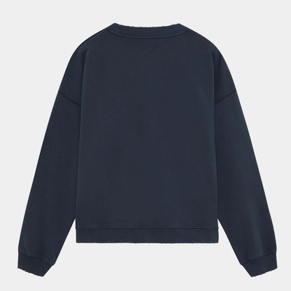 Poleron Eme Studios Tactical Navy Oversized Crewneck