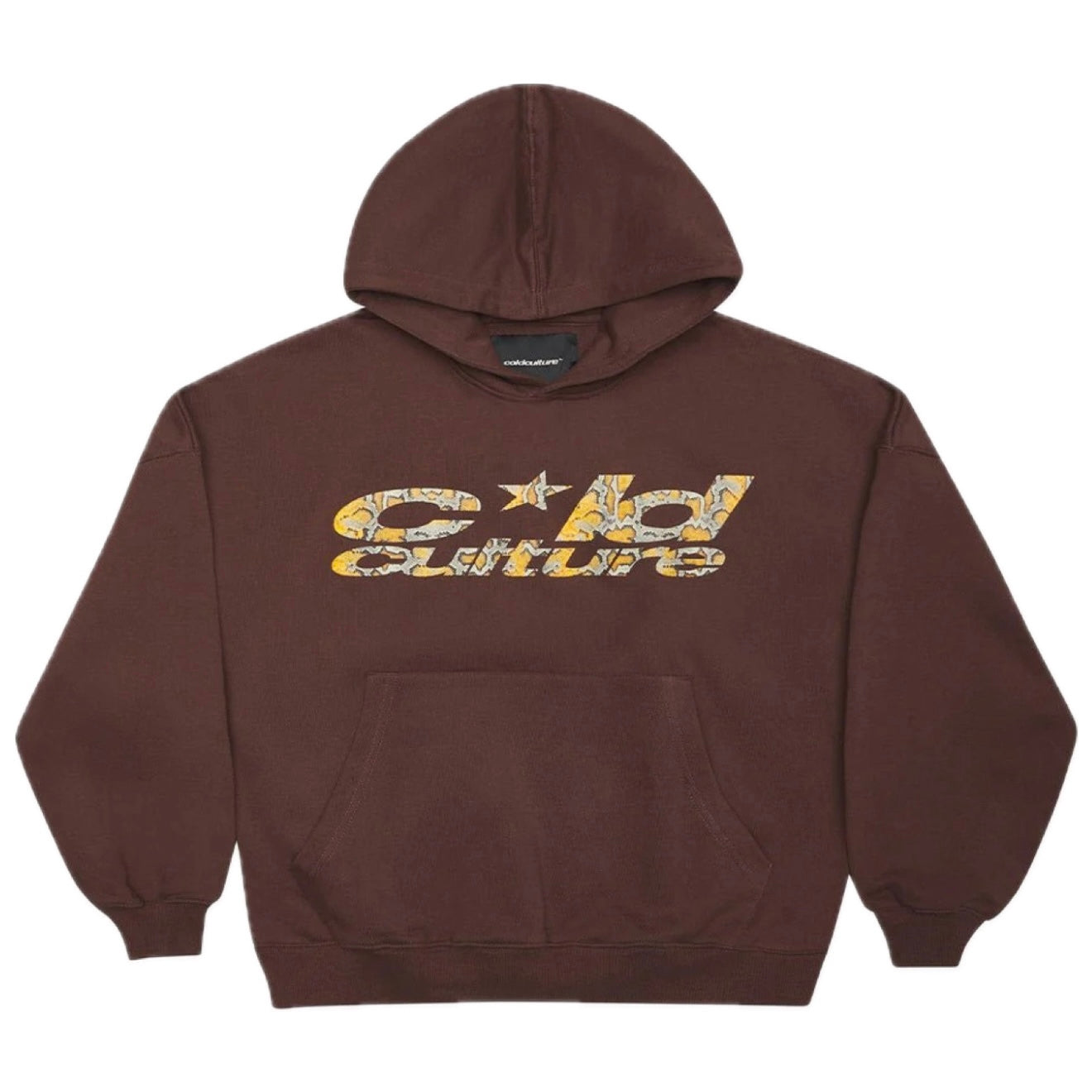 Poleron Cold Culture Wild Snake Brown  Hoodie