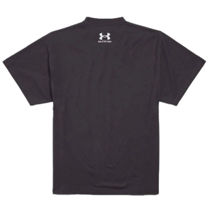 Polera Balenciaga x Under Armour Oversized Fit Black/White Tee
