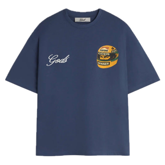 Polera Fake Gods AYR Boxy Tee Navy