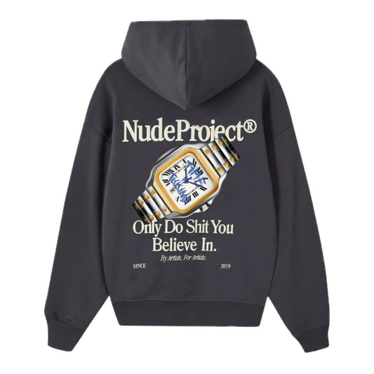 Poleron Nude Time Hood Ash