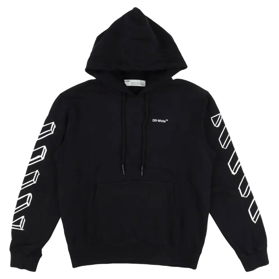 Poleron Off-White 3D Marker Hoodie Black/White