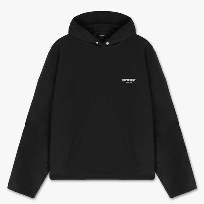 Chaqueta Represent Owners Club Nylon Pullover Jacket Black
