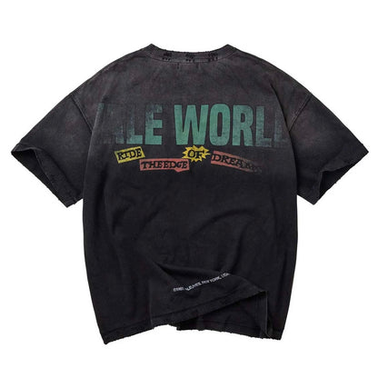 Polera Vale Forever Valley Dreams Saturday Bling Black Tee