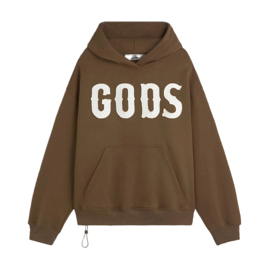 Poleron Fake Gods Brown Gods Hoodie