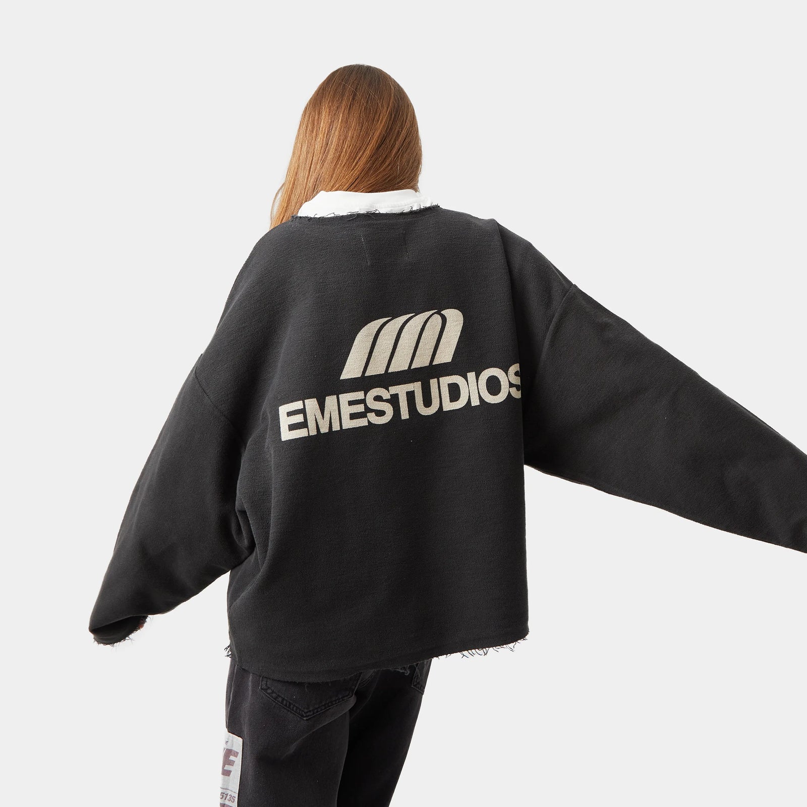 Poleron Eme Studios Hectic Shadow Reverse Crewneck