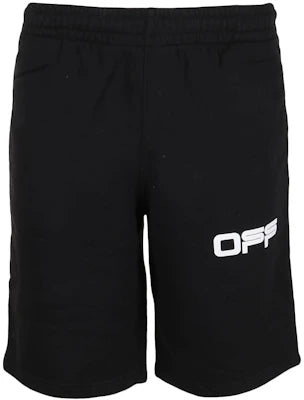 Off-White Airport Tape Sweatshort Black/Multicolor - L